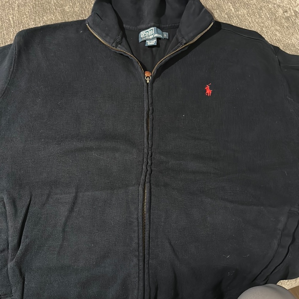 Ralph Lauren Polo zip up sweater.
